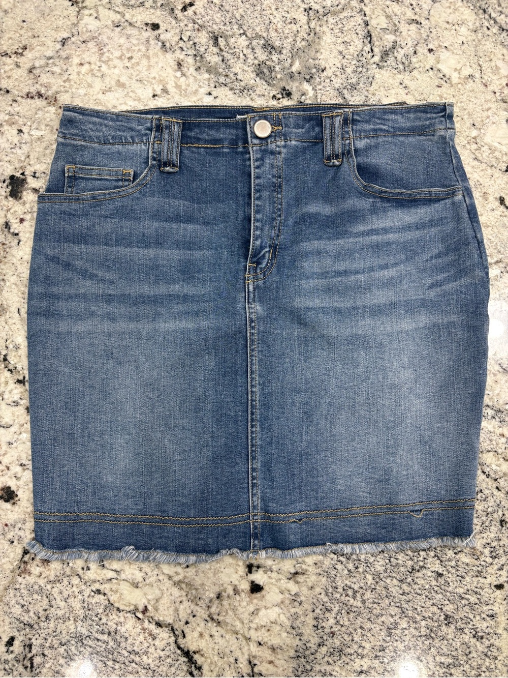 Copper Key classic Blue Denim Mini Skirt